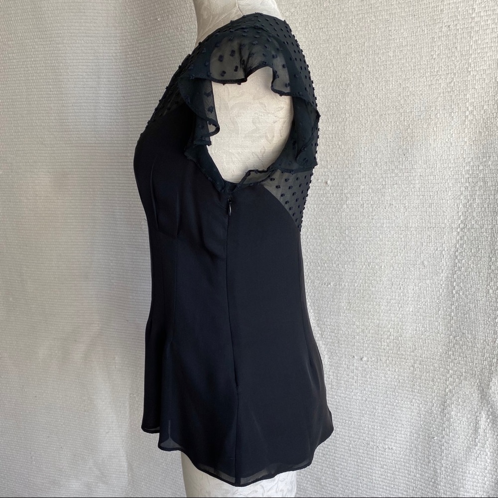 Anthro VTG 90s Witchy Woman Silk Faux Bustier Top - Picture 4 of 8